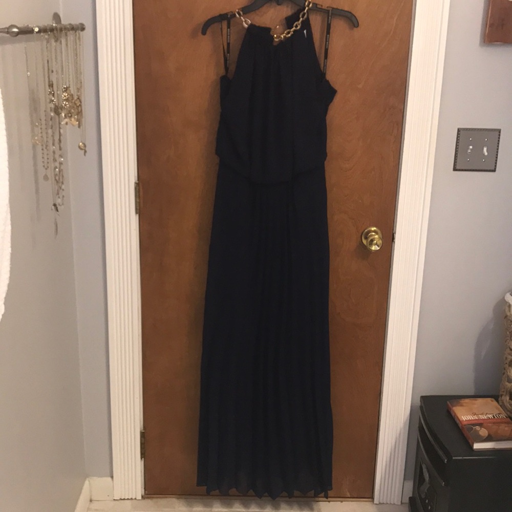 Bisou Bisou navy blue dress